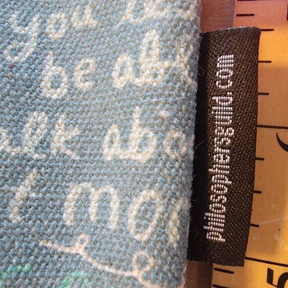 Jane Austen Bag - 9" Canvas Zipper Pouch for Pencils Cosmetics Makeup - Picture 6 of 6